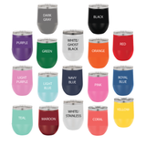 Engrave Your Logo Travel Wine Glasses