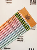 Engrave Your Name Pencil Sets