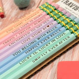 Travis + Taylor Engraved Pencil Set