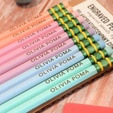 Engrave Your Name Pencil Sets