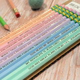 Biblical Affirmations Pencil Set