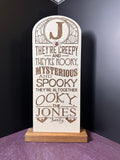 Addams Family Personalized Halloween Sign