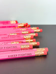 Breast Cancer Awareness Pencil Set