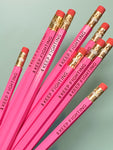 Breast Cancer Awareness Pencil Set