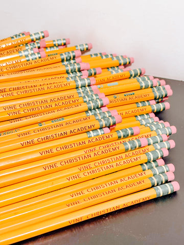 BULK ORDER Personalized and Engraved Pencils