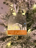 Personalized Nativity Ornament