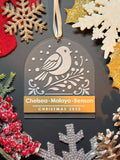 Personalized Winterscapes Christmas Ornament