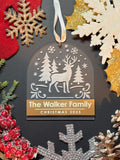 Personalized Winterscapes Christmas Ornament