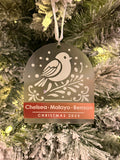 Personalized Winterscapes Christmas Ornament