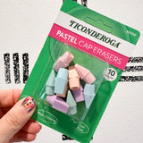 Ticonderoga Pastel Eraser Toppers