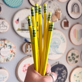 Single Color Personalized Pencil Sets
