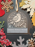 Personalized Winterscapes Christmas Ornament