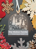 Personalized Winterscapes Christmas Ornament