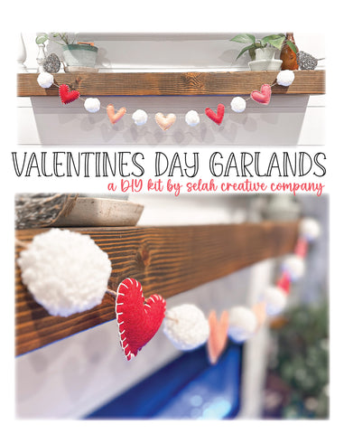 DIY Valentines Day Garland Project