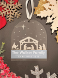 Personalized Nativity Ornament