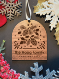 Personalized Winterscapes Christmas Ornament