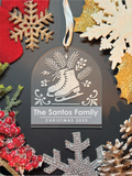 Personalized Winterscapes Christmas Ornament
