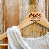 Personalized Wedding Hanger