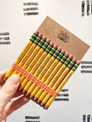 Personalized Ticonderoga Golf Pencils with Erasers